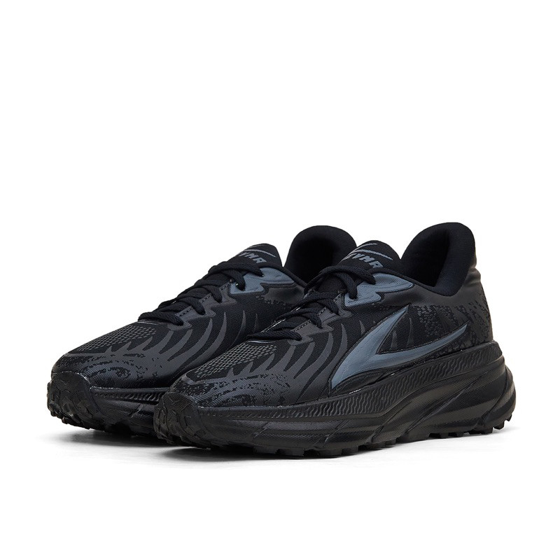 AXAYANSHOP Zevma Tera Speed .1 Full Black  - Sepatu Olahraga Running Lari Pria Wanita Sneakers Kasua