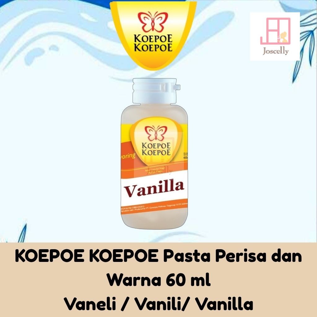 

JOSCELLY.ID KOEPOE KOEPOE Pasta Perisa dan Warna Vaneli / Vanili/ Vanilla