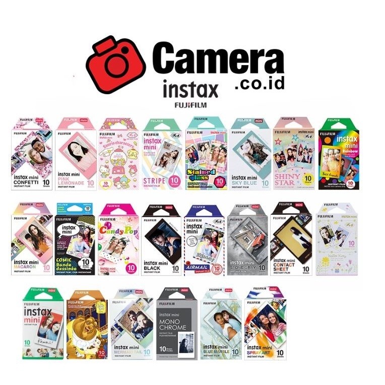 NEW FUJIFILM Instax Mini Paper Motif / Refill Instax / Isi Instax Mini / Instax Mini Film PREMIUM