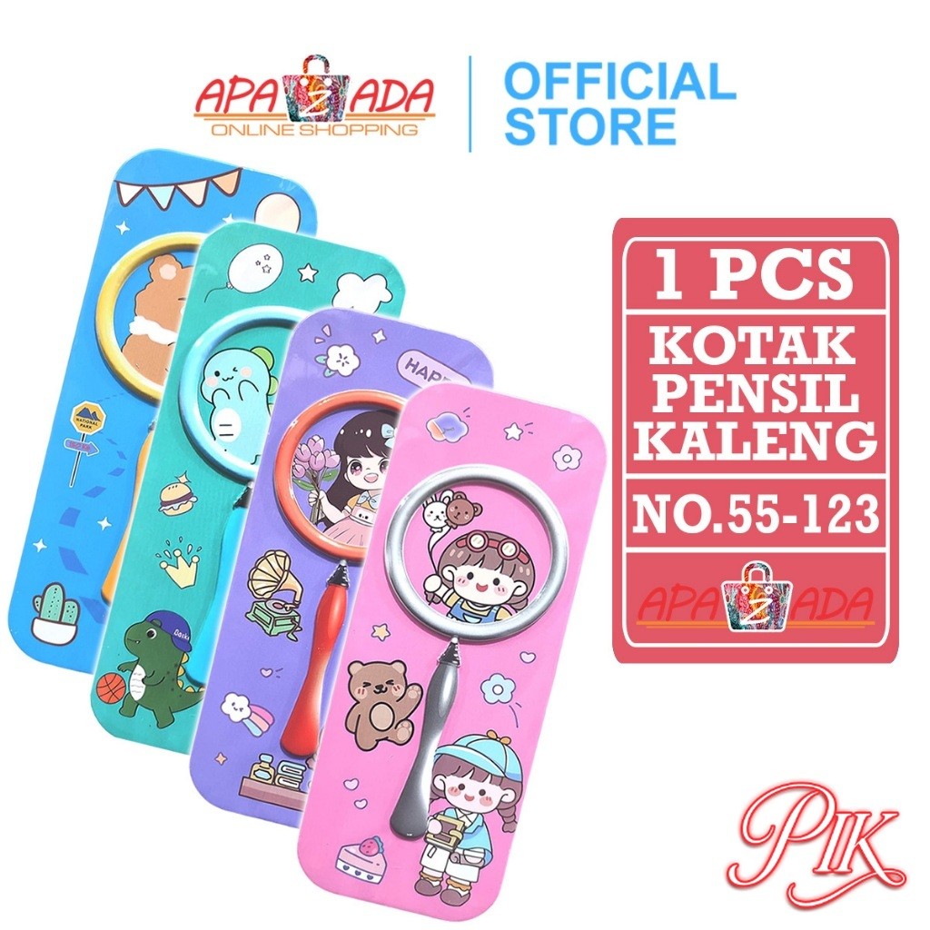 

Kotak Pensil Kaleng Karakter 2 Tingkat / Tempat Pensil No.55-123