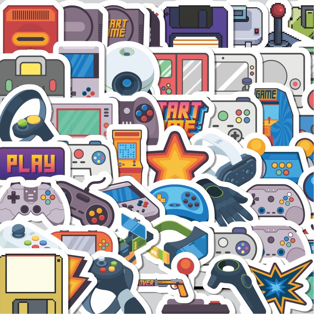

Stiker Cutting Pack Stiker Gamepad Konsol Game Isi 100Pcs Series Aesthetic Lucu Keren Untuk Koper Bahan Vynil