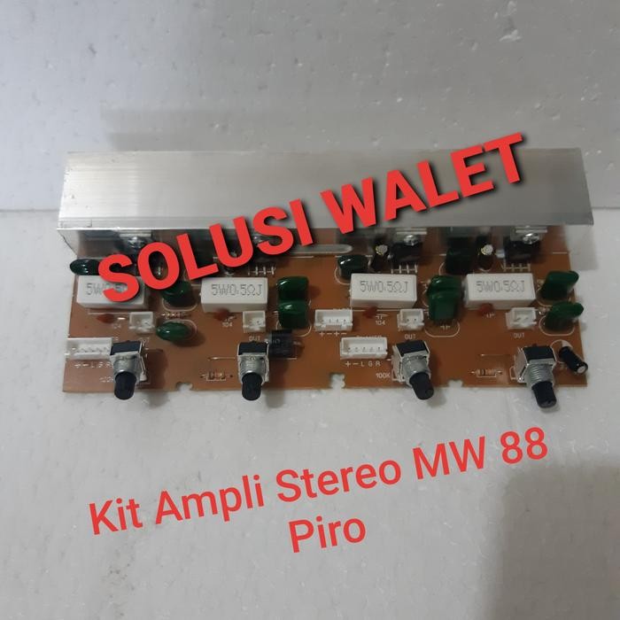 Kit Ampli Stereo untuk MW 88 Piro Original