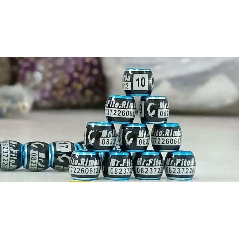 | RING BURUNG MURAI GELANG BURUNG KACER RING IDENTITAS CENDET RING CUSTOM .