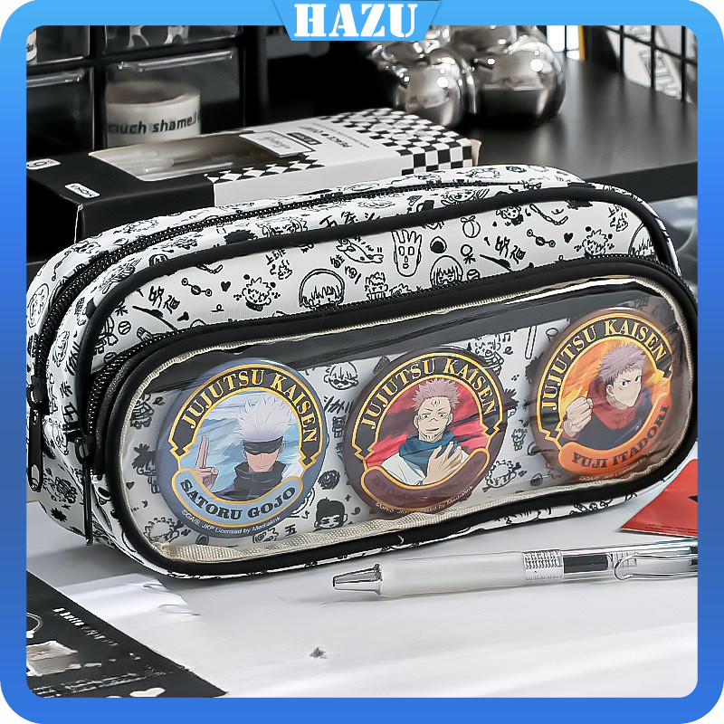 

Tempat Pensil Kanvas Itabag Badge Stationery Bag- Demon Slaye Kotak Pensil Aesthetic Kapasitas Besar, Hadiah Siswa