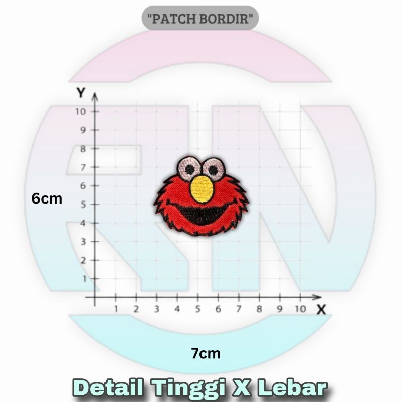 Emblem Patch Karakter Patch Bordir Aksesoris Lucu Logo Iron Patch Bordir Terlaris Patch Karakter BOR