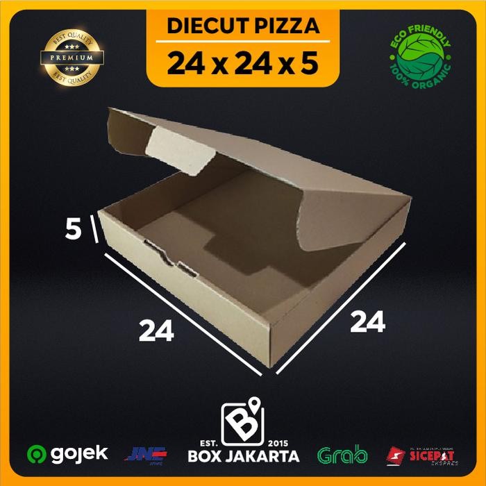 

KARDUS uk 24x24x5 CM Diecut Pizza Corrugated Packaging Box