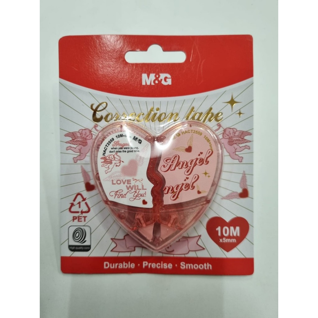 

Correction Tape M&G Heart Shape 2x5M Love Series