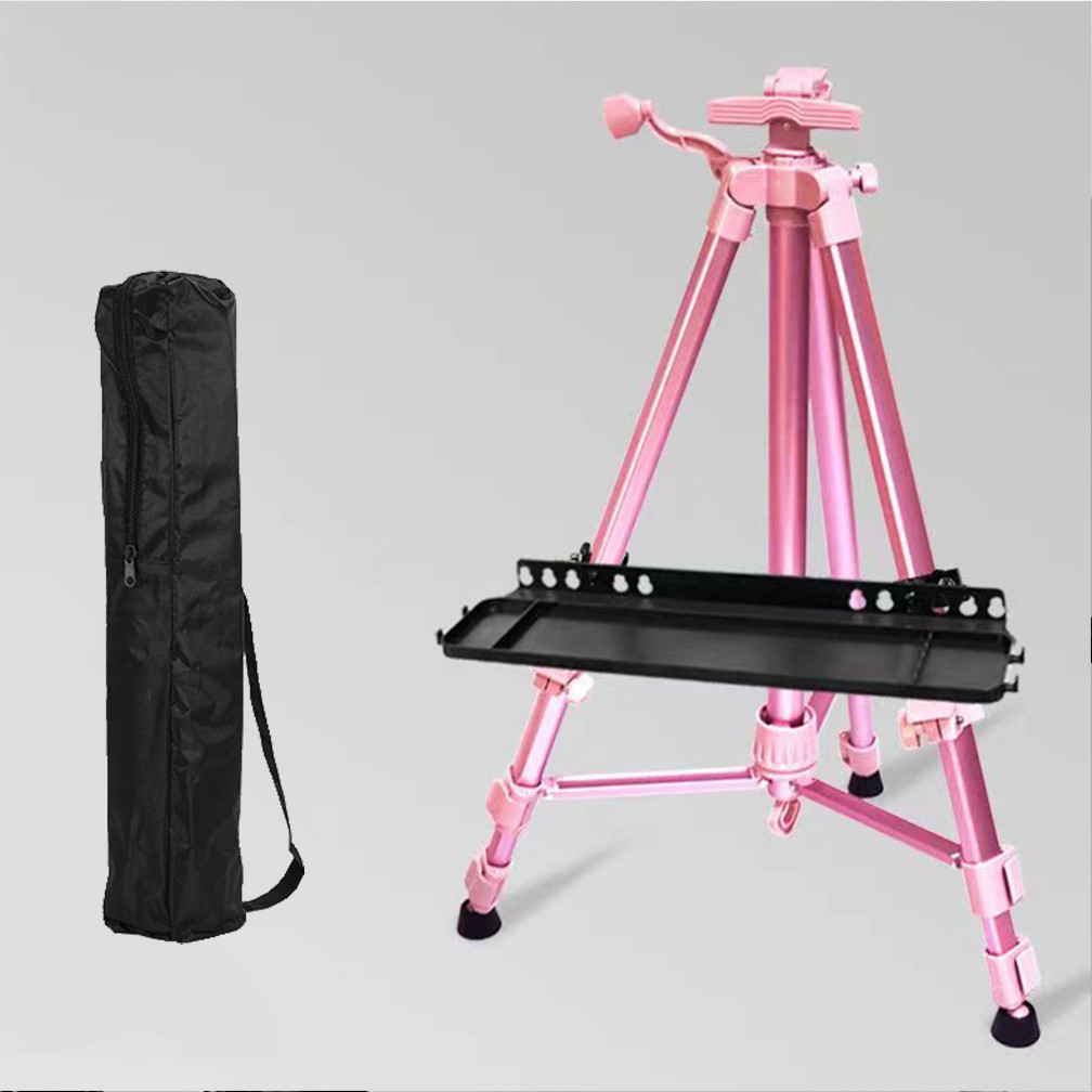 

Foldable Artist Easel Sketch Stand Adjustable 50-150CM Metal Display Easel Painting Drawing Stand with Carrying Bag Art Supplies