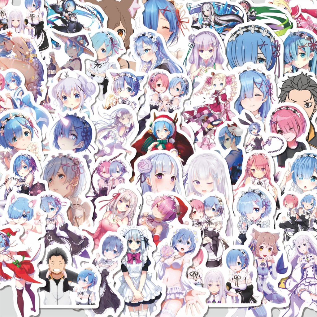 

Stiker Cutting Pack Stiker Anime Re:Zero: Starting Life in Another World Isi 100Pcs Series Aesthetic Lucu Keren Untuk Koper Bahan Vynil