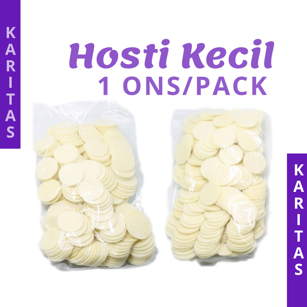HOSTI KECIL PERJAMUAN (1 ONS) / ROTI PERJAMUAN / HOSTI KOMUNI