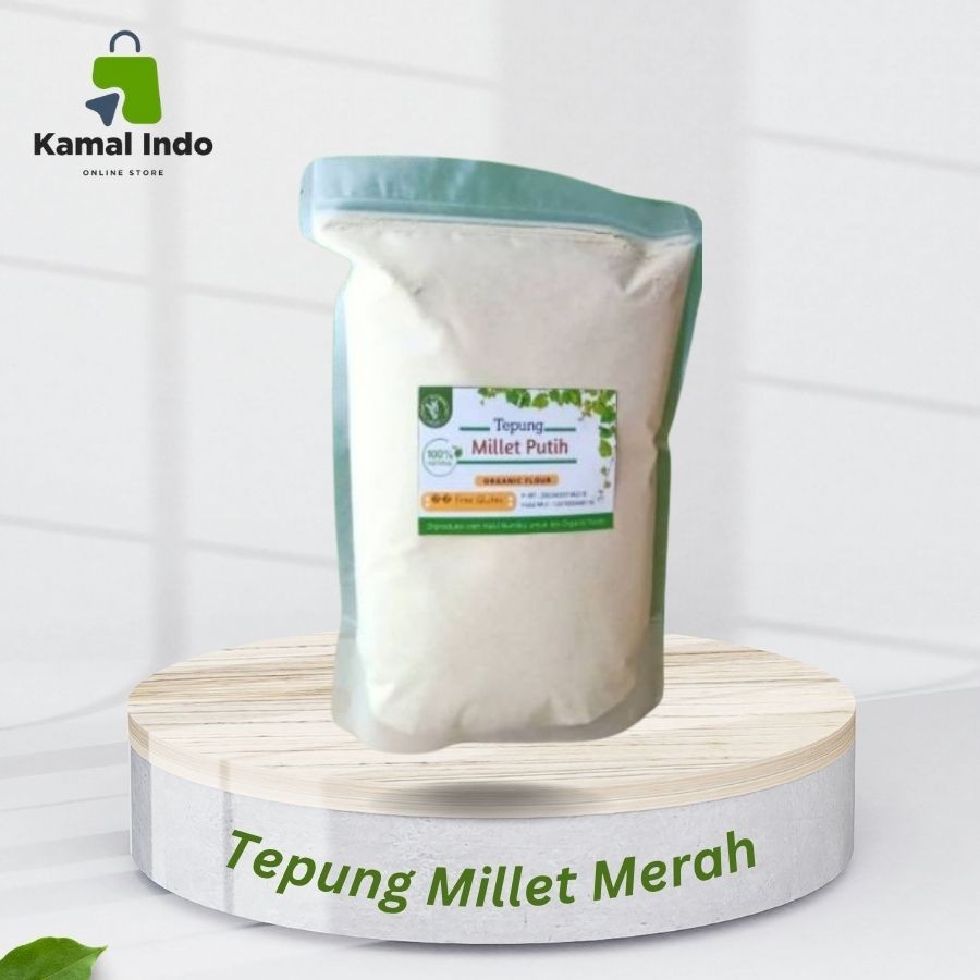 

Tepung Millet Merah / Tepung Milet 100% Natural 1kg