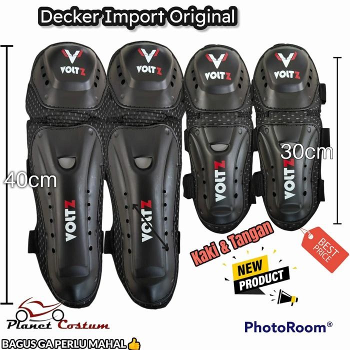 Decker Kaki Tangan import pcx2 pelindung siku lutut biker sepeda motor