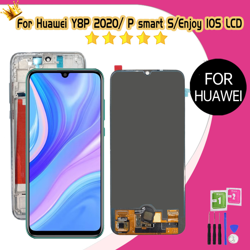 6.3" TFT/AMOLED Display Screen for Huawei Y8p 2020 Lcd Display Touch Screen Digitizer Repalcement fo