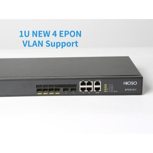 OLT Epon 4 Pon Hioso HA7304V  Resmi - Hioso Epon HA7304V 1U Rak - OLT Only