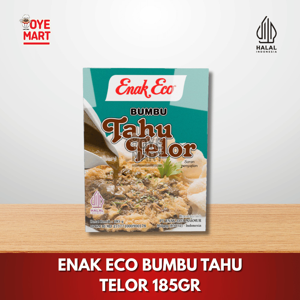 

ENAK ECO BUMBU TAHU TELOR 185GR/ BUMBU INSTAN
