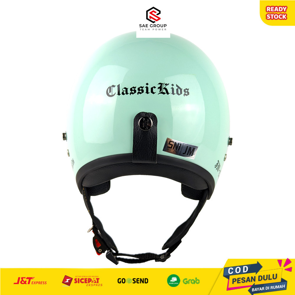 Helm Retro Kids Retro Anak Perempuan Laki Laki Usia 2 3 4 5 6 Tahun Lucu