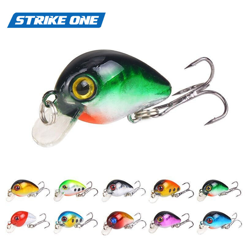 Strikeone Umpan Pancing Crankbait Mini 3cm/1.6g Floating Topwater - XY205