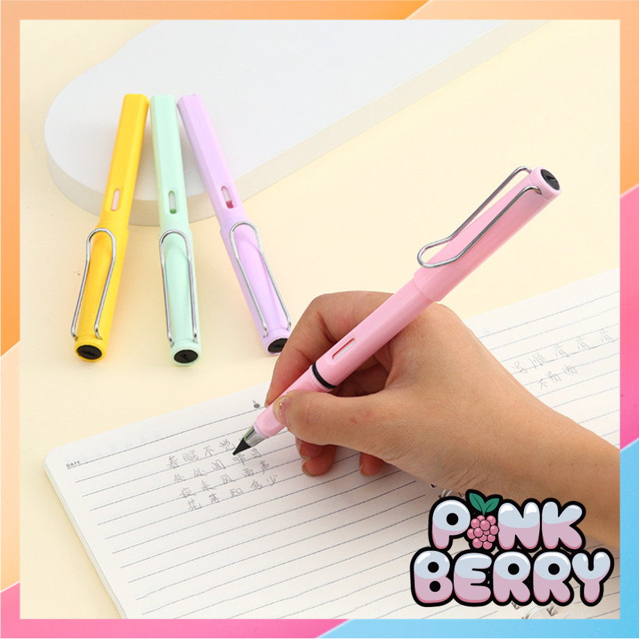 

PINK BERRY S5946 Pensil Magic Warna Macaron Pensil Eternal Abadi Pensil Tanpa Rautan Untuk Sekolah Pensil Ajaib