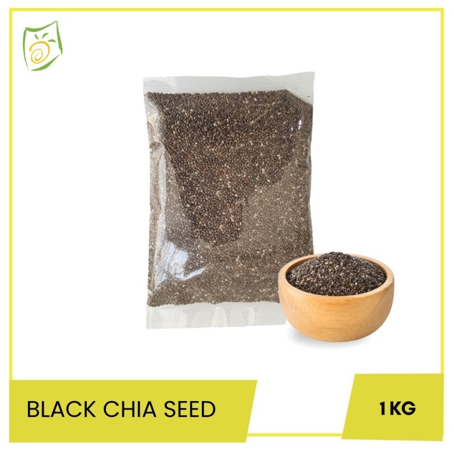 

Black Chia Seed 1kg - Biji Chia Hitam