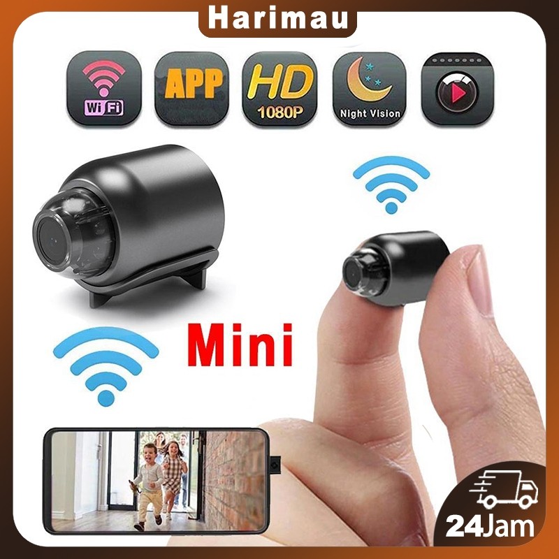 Pemotretan sudut super lebar HIDDEN CAMERA DETECTOR KAMERA KECIL PENGINTAI MINI CCTV CAMERA MINI WIF