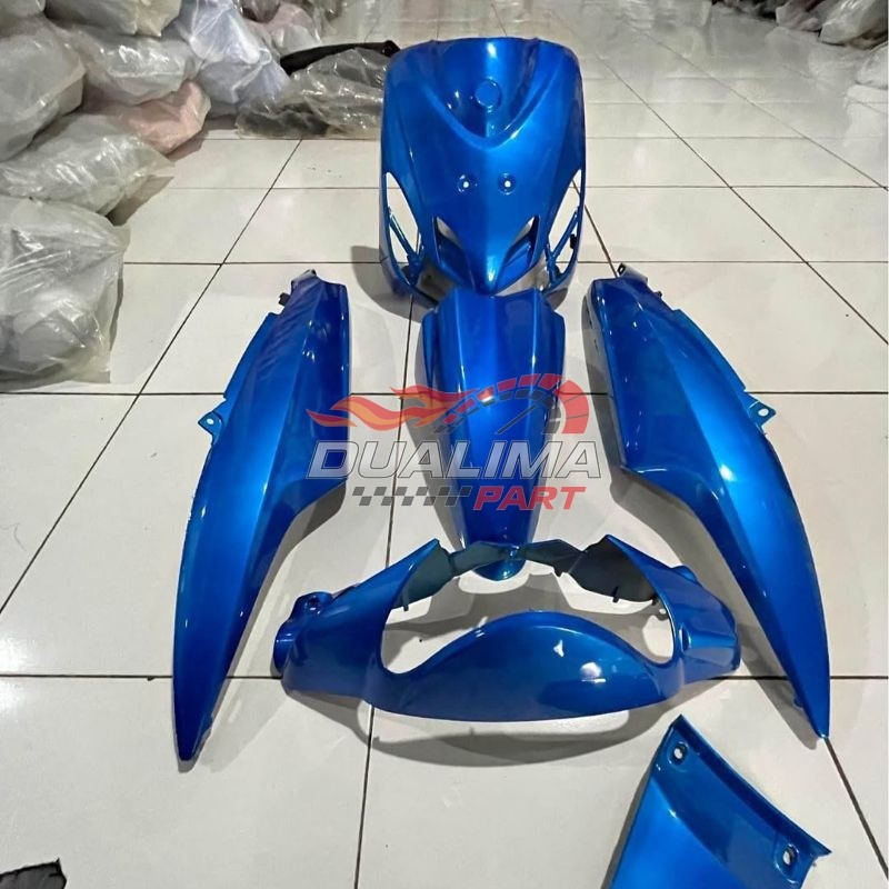body full halus yamaha mio smile biru muda