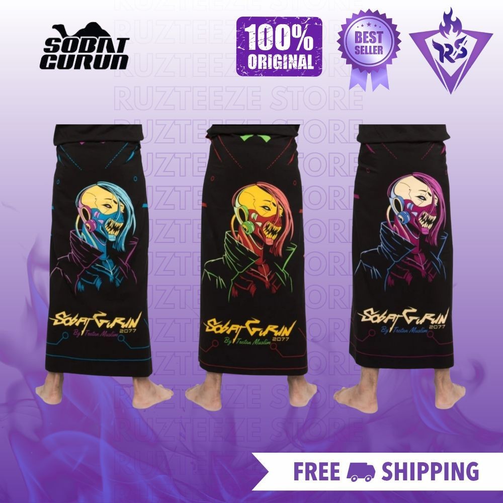 Sarung Cyberpunk 2.0 Sobatgurunclothes Cyberpunk | Sarung Tretan Universe | Sarung Sobat Gurun | Sar