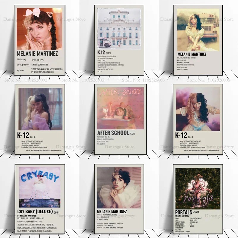 Melanie Martinez k12 After School Music Album Modern Poster Prints Wall Art Canvas Painting Picture 