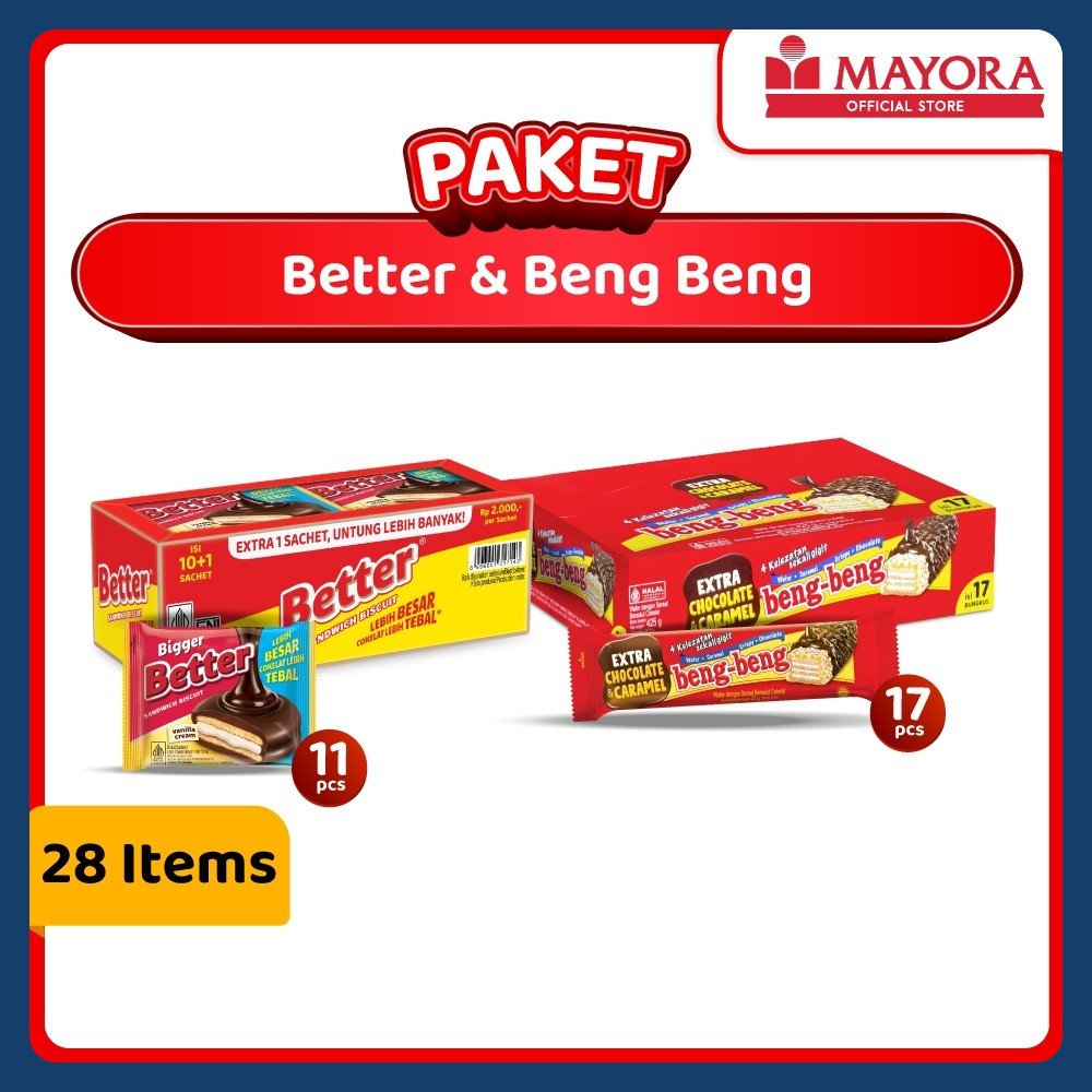 

Paket Biskuit Better & Wafer Beng Beng