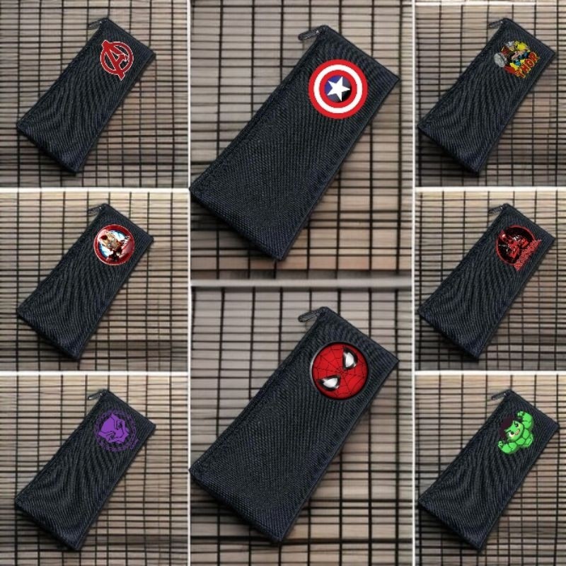 

Pouch Tempat Pensil Super hero Avenger Marvel Spiderman Captain