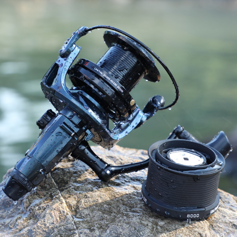 AZHAR.IDSougayilang 9000-12000 Series Dual Purpose Fishing Reel 13+1BB Carp Fishing Reel 4.6:1 Gear 