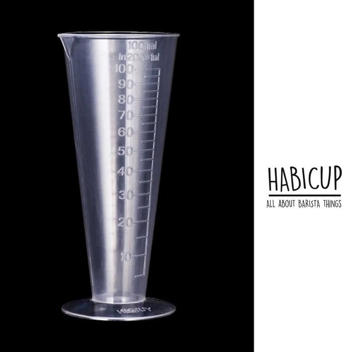 Promo Jigger Plastik 100 ml - Gelas Ukur Plastik 100 ml terlaris