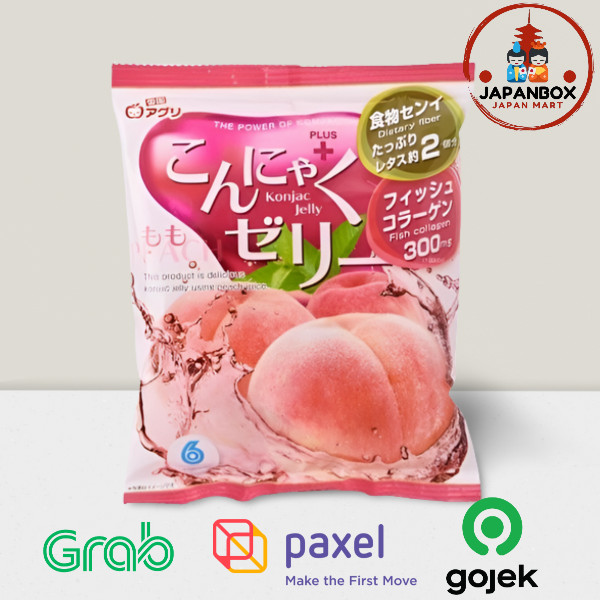 

Yukiguni Aguri Konjac Jelly Peach 108g - Jelly Rasa Peach Made In Japan