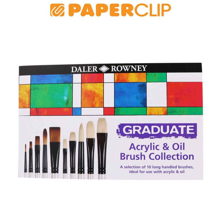 

KUAS LUKIS / ACRYLIC & OIL BRUSH COLLECTION GRADUATE DALER ROWNEY ZIP CASE 10 LH 212500110