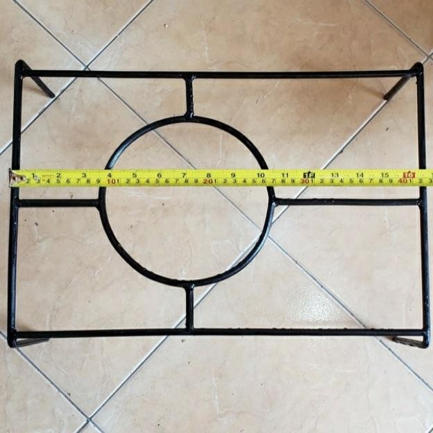 tangkringan/rangka kompor dari besi behel