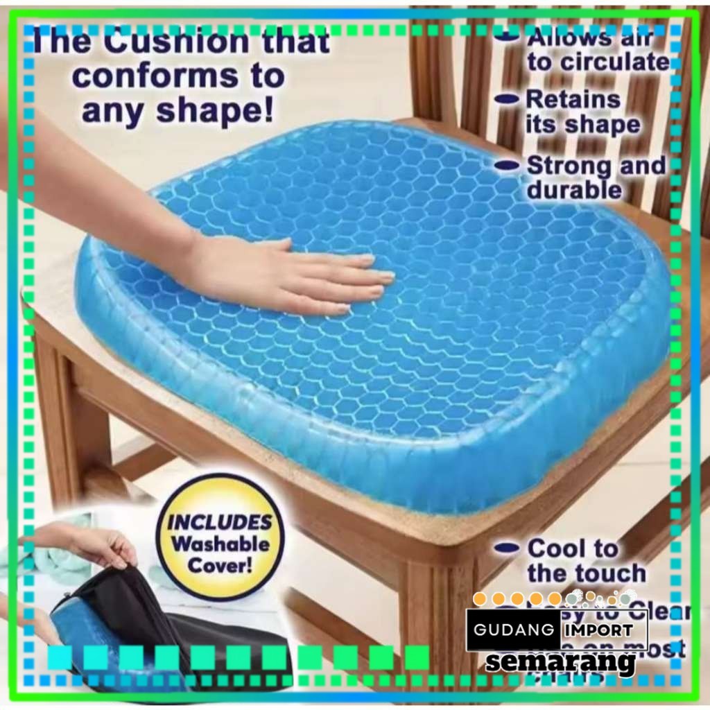 BANTAL ALAS Duduk Silikon Gel Empuk Kualitas Premium