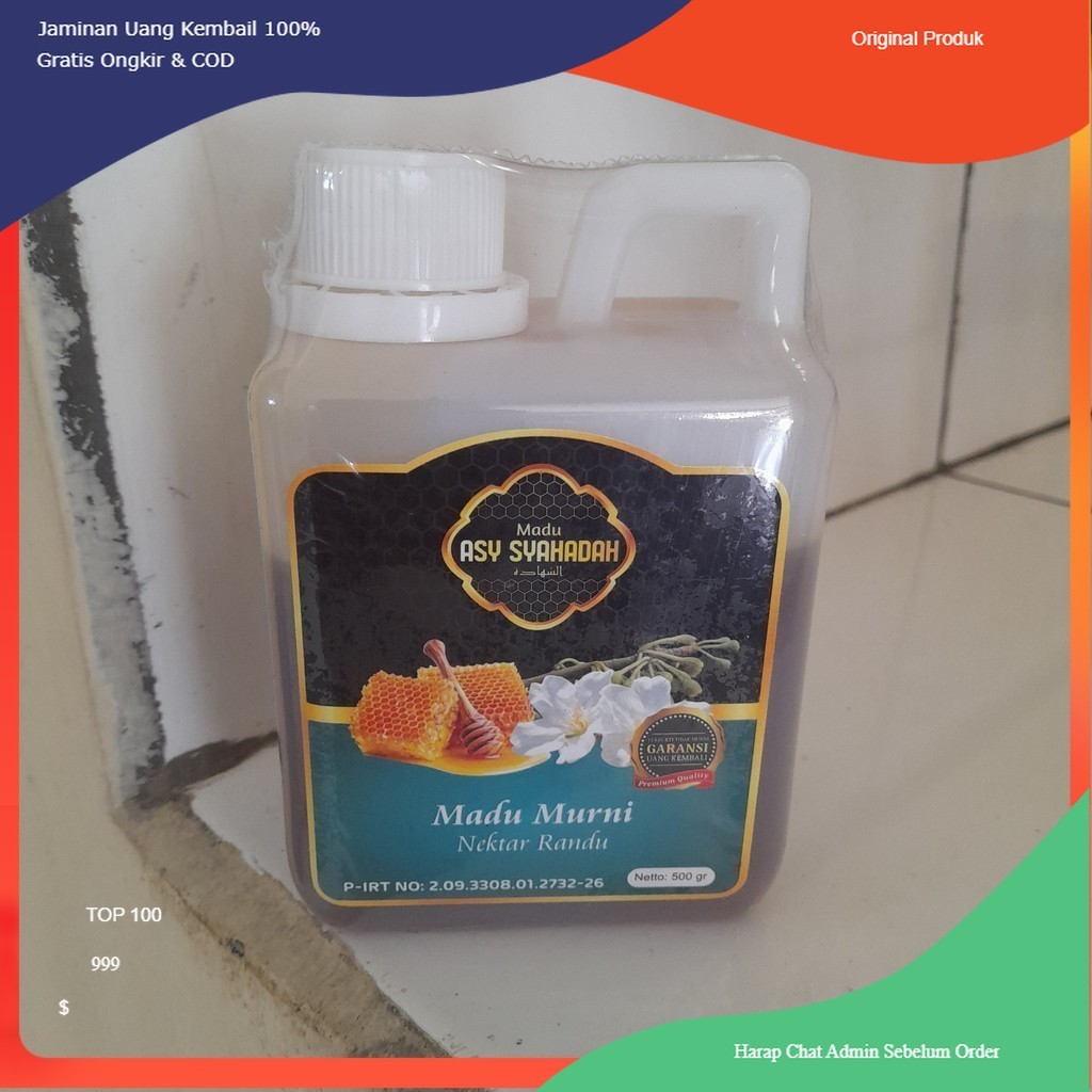 

Madu Asy Syahadah Full Nektar 100% Murni Multiflora Randu Rambutan Kaliandra Salatiga Herbal Forles