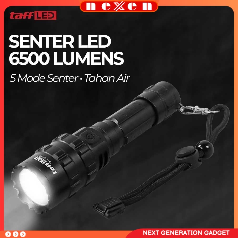 Senter LED Torch Hunting Cree XM-L L2 6500 Lumens - 701