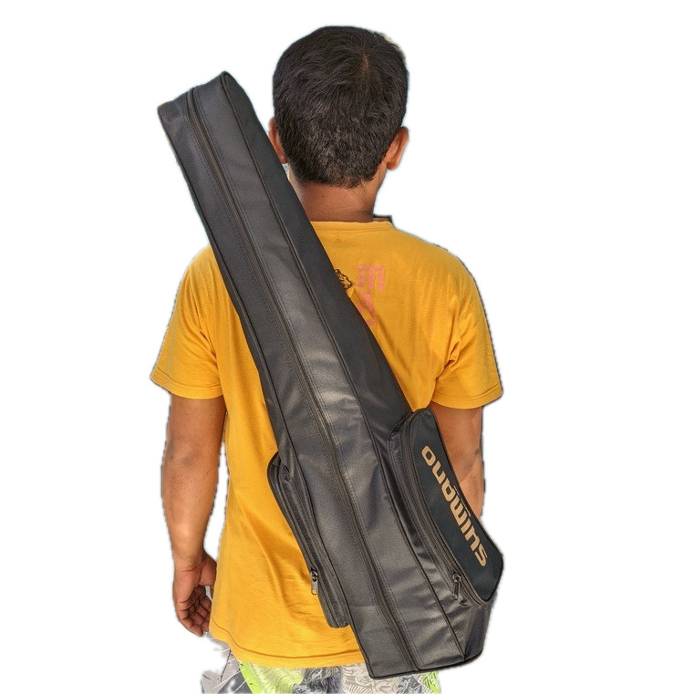 Tas Joran Pancing Jumbo Kotak Selempang Hitam Panjang 80cm 100cm Anti Air Murah Berkualitas