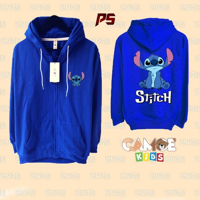 Jaket Anak Stitch Lilo Alien Kartun