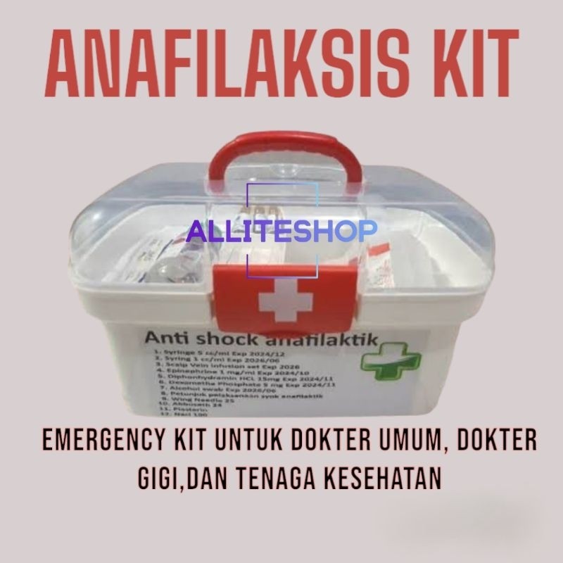 anafilaksis kit lengkap emergency kit