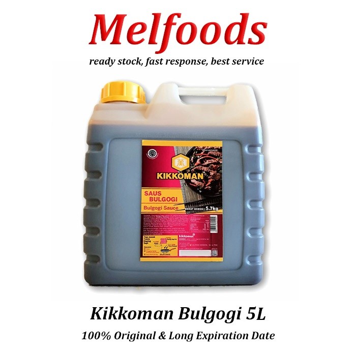 

Kikkoman Bulgogi Sauce HALAL 5L – Saus Daging Khas Jepang