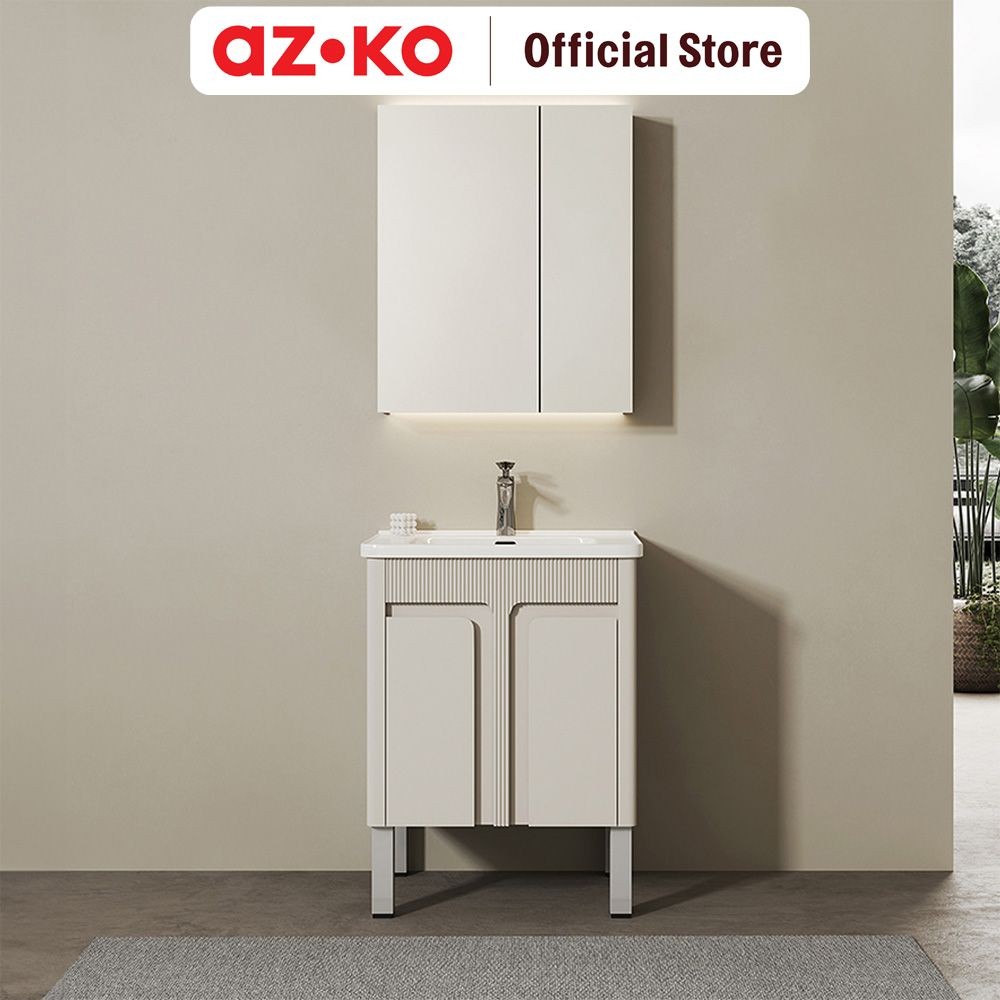 AZKO Fosa Set Kabinet Kamar Mandi Dcsc-2 Organizer Serbaguna Bathroom Cabinet Aksesoris Kamar Mandi 