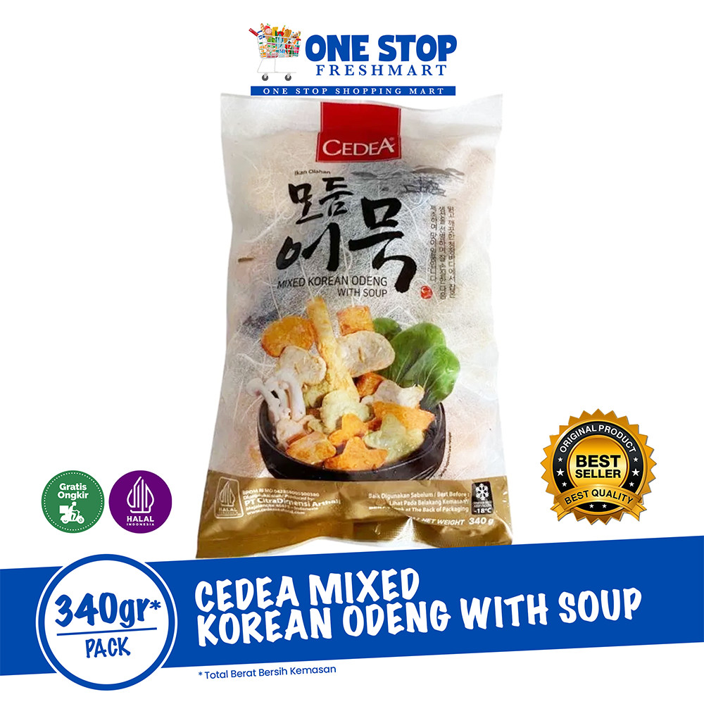 

CEDEA MIXED KOREAN ODENG WITH SOUP 340GR