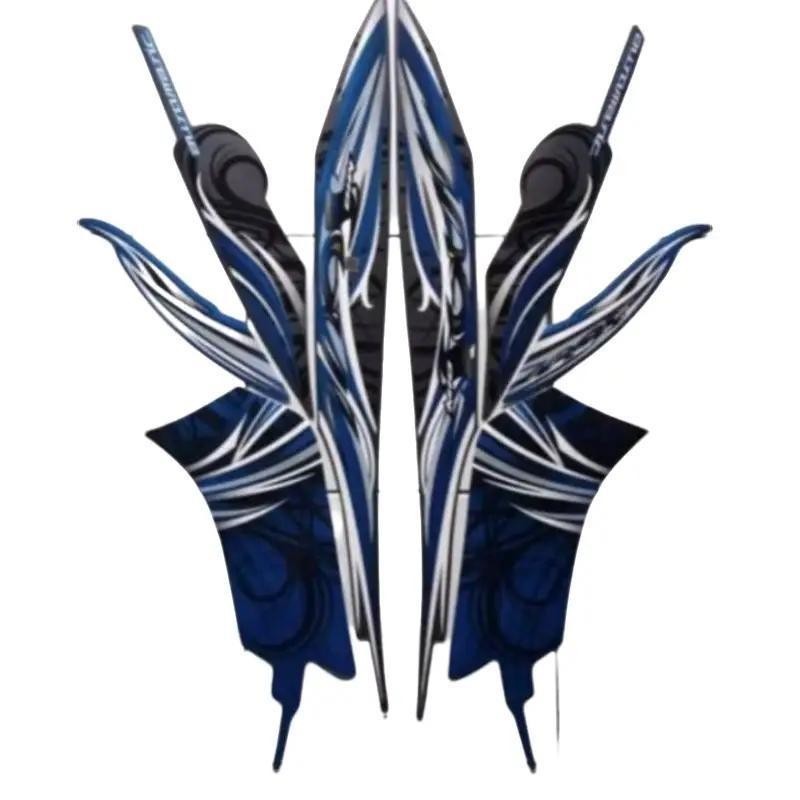 Stiker Striping Motor Yamaha Mio Soul 2009 2010 Biru Full Body - Motorcycle striping mio soul karbu