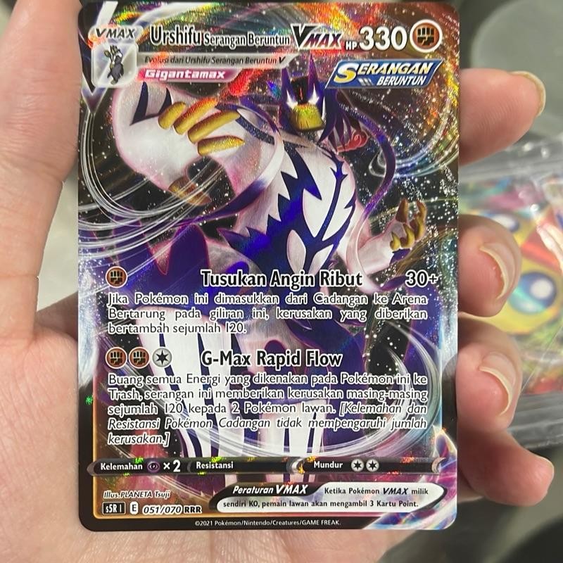 urshifu serangan beruntun Vmax RRR s5r serangan beruntun