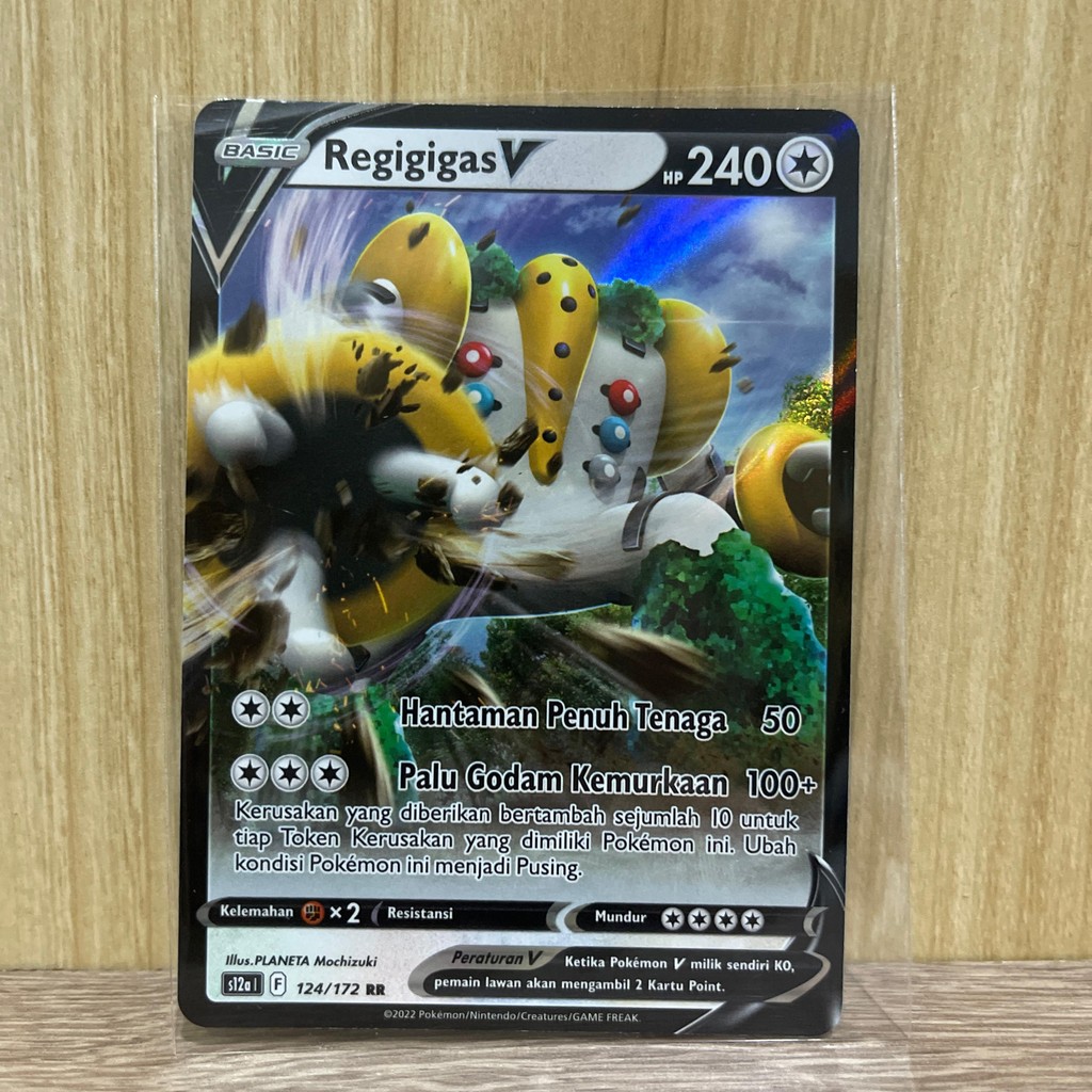 Kartu Pokemon TCG Regigigas V RR S12A 124/172