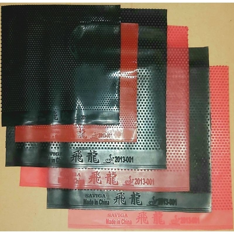 Karet Feilung Bintik Panjang Tenis Meja Pingpong Proses Pabrik