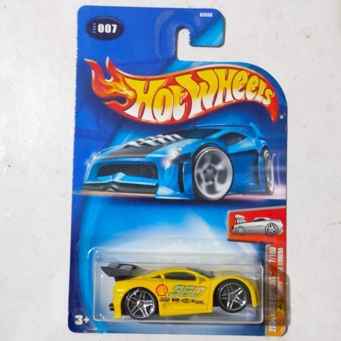 Hotwheels Tooned Ferrari 360 Modena kuning 2004 First Editions HW