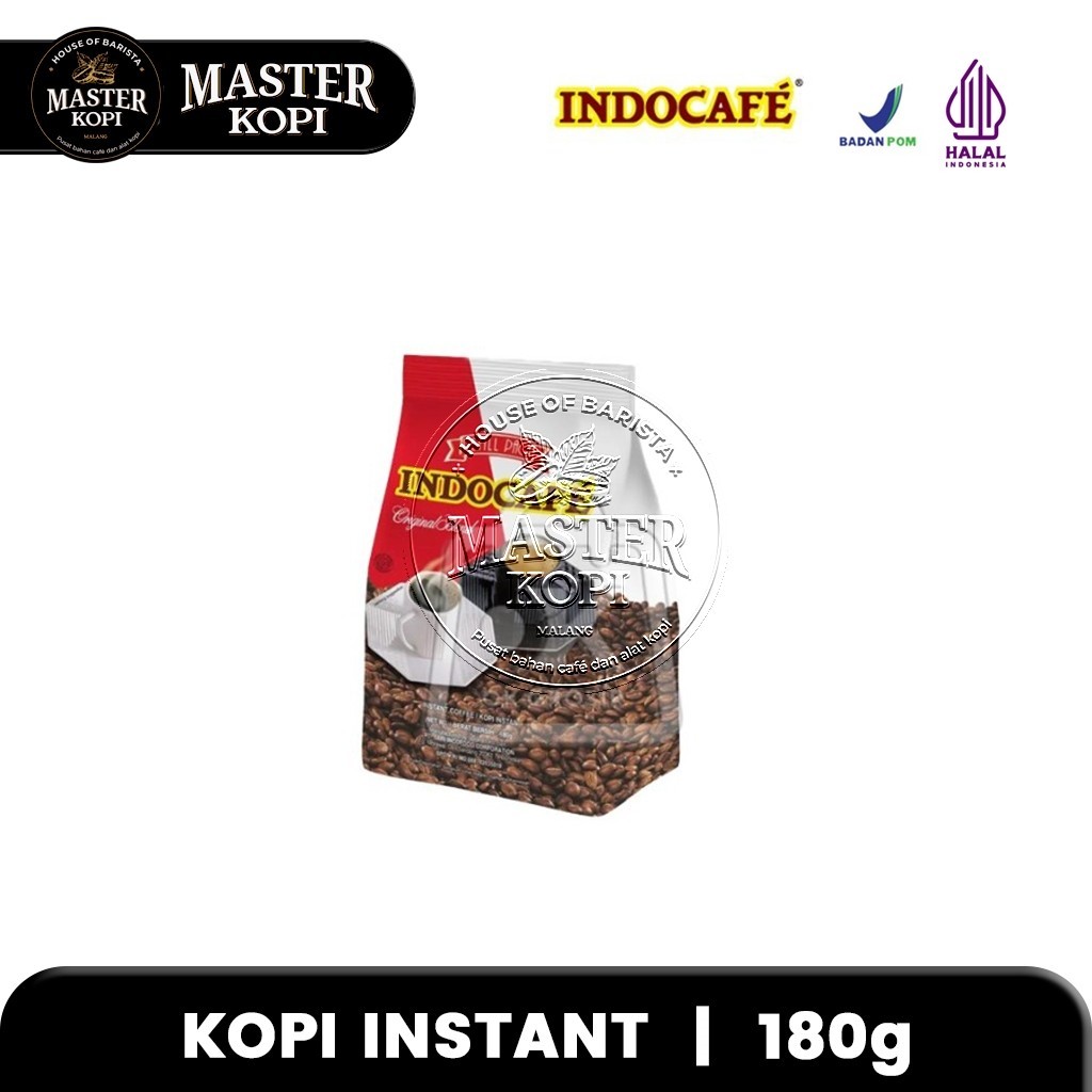 

Kopi Indocafe Kopi Hitam Original Blend Refill Pack Pouch 180gr