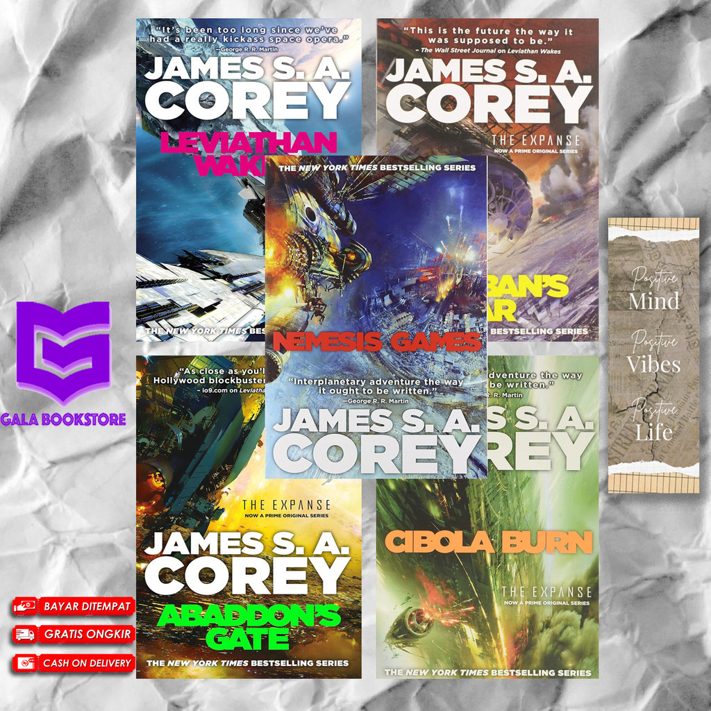 The Expanse (9 book series) Leviathan Wakes | Caliban's War | Leviathan Falls By James S. A. Corey